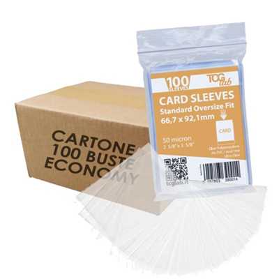 TcgLab Sleeves Standard Oversize Fit Ultra clear 100 (50 micron)
