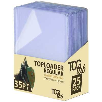TCGlab Toploader Regular (con film protettivo) 35pt - 25 pack