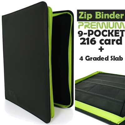 TcgLab Album Premium 9-Pocket Toploader (216 toploader + 4 Graded Slab)