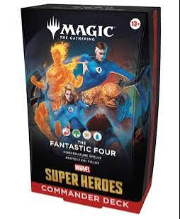 The Fantastic Four Marvel Superheroes Commander deck