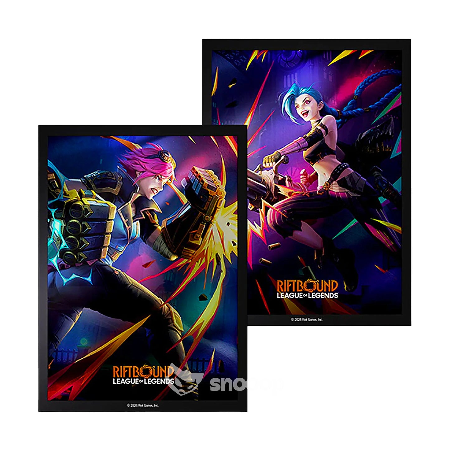 Riftbound Vi vs Jinx 100 Art Sleeves