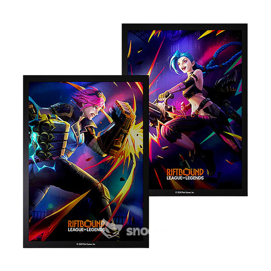 Riftbound Vi vs Jinx 100 Art Sleeves
