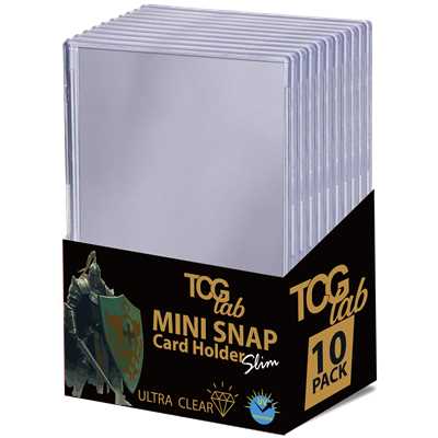 TCGLab MINI SNAP Card Holder Slim Ultra Clear (1 unidade)